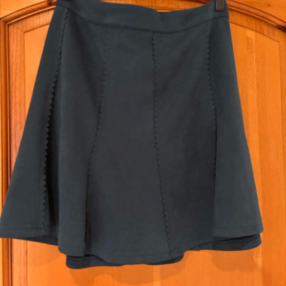Alya Teal High Low Women's Skirt